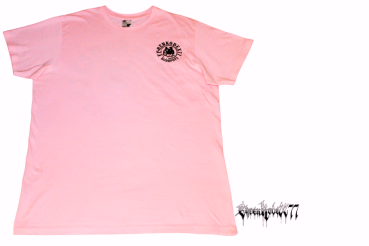 Street-Line T-Shirt "Ehrenkodex77", rosa-schwarz, hochwertiger Siebdruck OEB